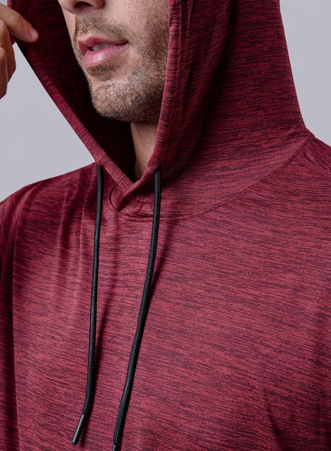 Liberty Pro 3 Pack: Men's Lightweight Short Sleeve Workout Hoodies, Athletic Dry Fit Hooded T Shirts for Gym Running (Set 3, X-Large) - Image 4